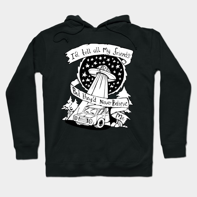 Subterranean Homesick Alien - Illustrated Lyrics Hoodie by bangart